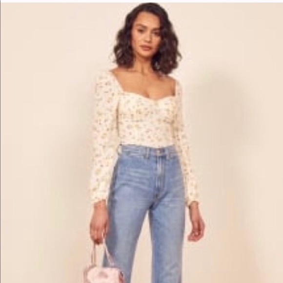 Reformation Tops - Reformation Reign Floral Print Top